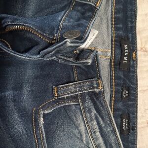 Miss Me Dark Blue Skinny Jeans